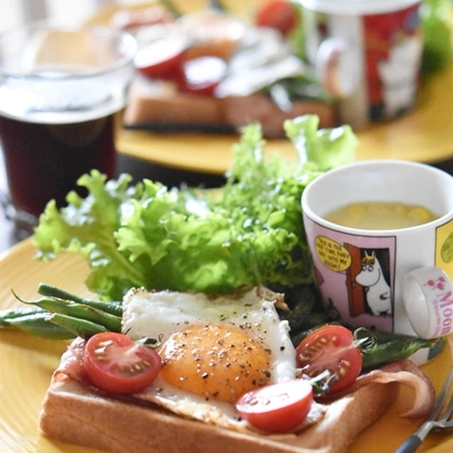休日のワンプレート朝ごはん