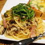 こりゃうまいっ（≧∇≦）　醤油麹きのこを使ったパスタ