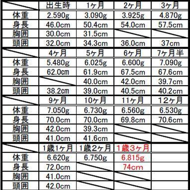 ﾟ･*:.｡.1歳3ヶ月の記録.｡.:*･ﾟ