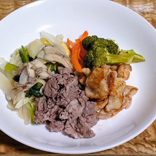 豚肉と鶏肉と