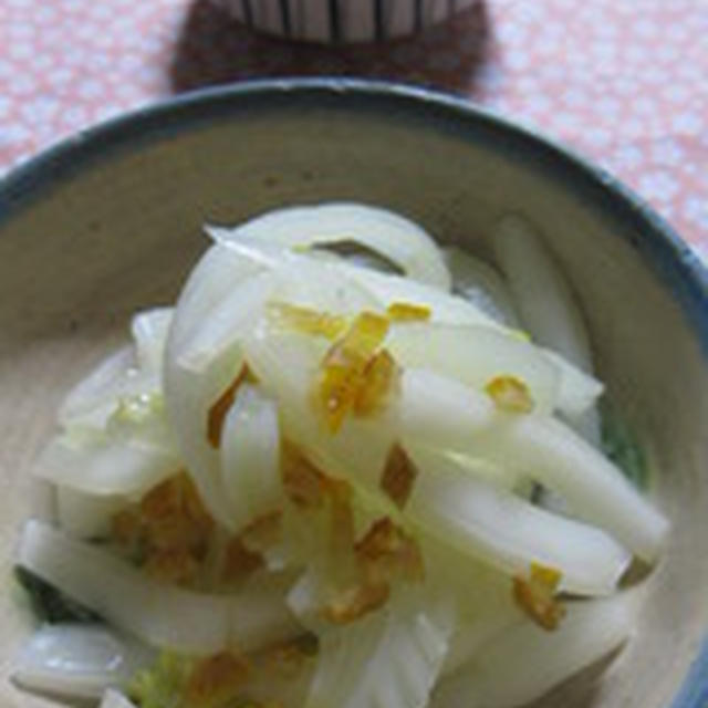 「柚子風味☆白菜の酢物」