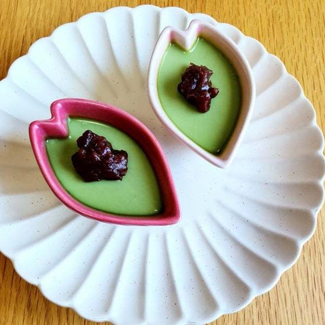ヘルシー抹茶プリン
