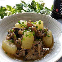 味付けはこれ1本！ミツカン 八方だし　de 冬瓜と豚肉の煮物