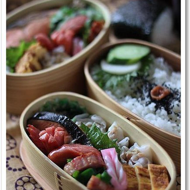 塩鮭弁当