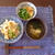 穴子ちらし寿司と汁物