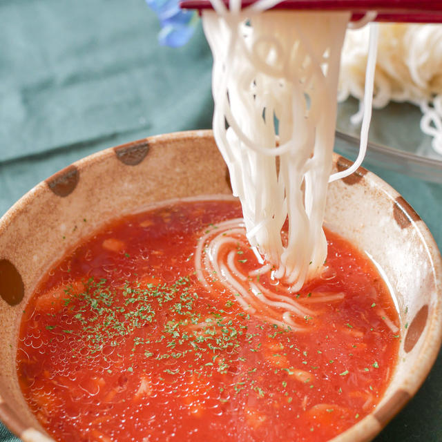 さっぱりなのに濃厚！トマトそうめんタレ