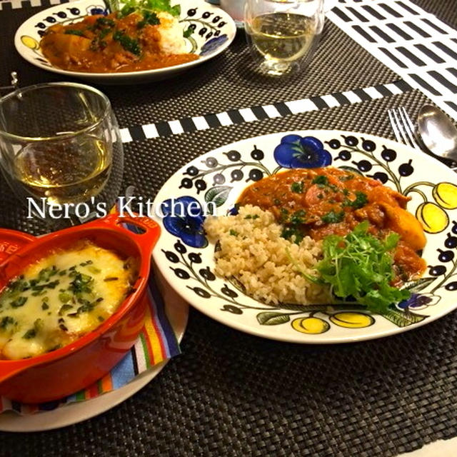 キムチーズ納豆腐グラタン 玄米チキンカレー By Nero Sさん レシピブログ 料理ブログのレシピ満載