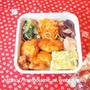 鶏むねから揚げのチリトマトソース和え