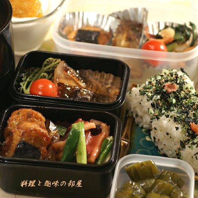 男弁当／主人の朝弁と昼弁当のご紹介です。