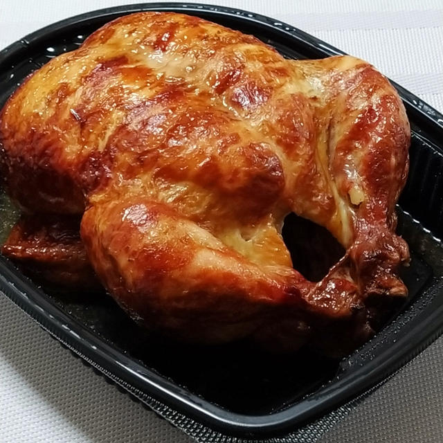 ロティサリーチキンの骨でコラーゲンを取る！の巻き〜