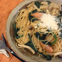 早ゆでパスタとケチャッピー、ささみのくんせいで即席ナポリタン（風）