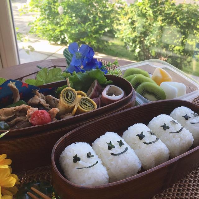 マシュメロ弁当～俵型のキャラおにぎり♪～