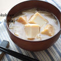 【レシピ】エノキと厚揚げ豆腐のお味噌汁