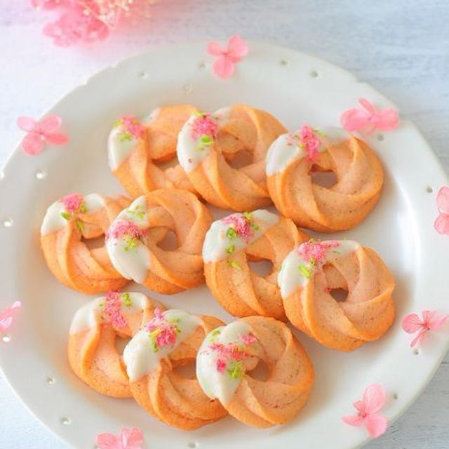 ほんのり香る桜クッキーと久々バゲット！