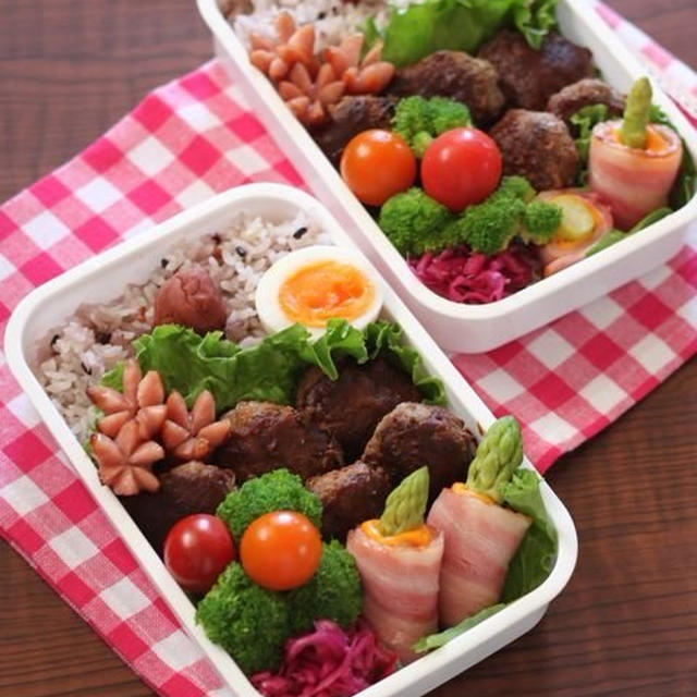 ハンバーグ弁 ✿ 調整晩ご飯♪