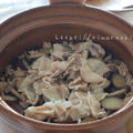 【レシピ】さつま芋と豚肉の炊き込みご飯