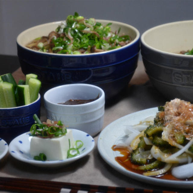 ストウブで「肉うどん」