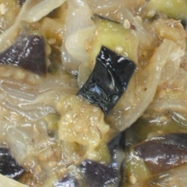 茄子と玉ねぎのなべしぎ　＆　シミが消えた！？魔法の石鹸
