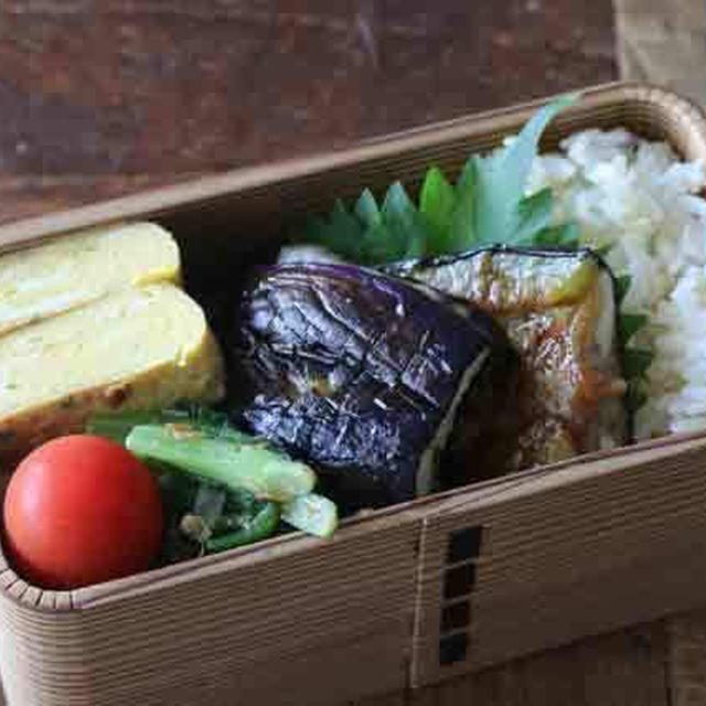 美味しすぎてまた食べたい！茄子と豚バラのチーズ挟み焼き弁当