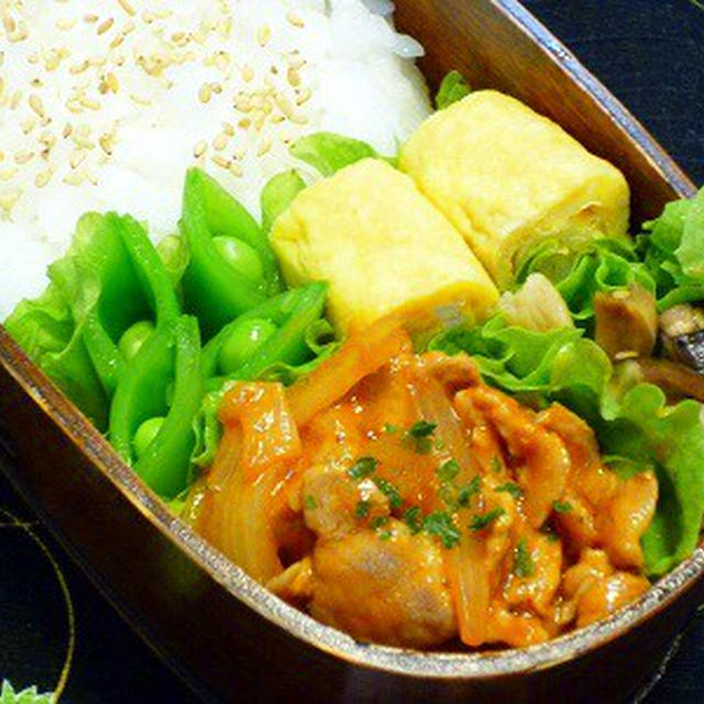 豚肉のケチャップ炒め弁当