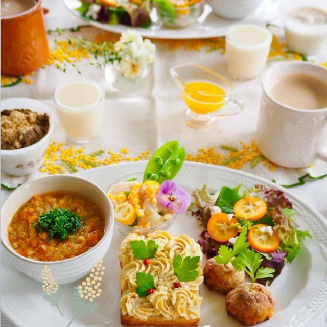 ミモザイエロー　de　サンデーブランチ…