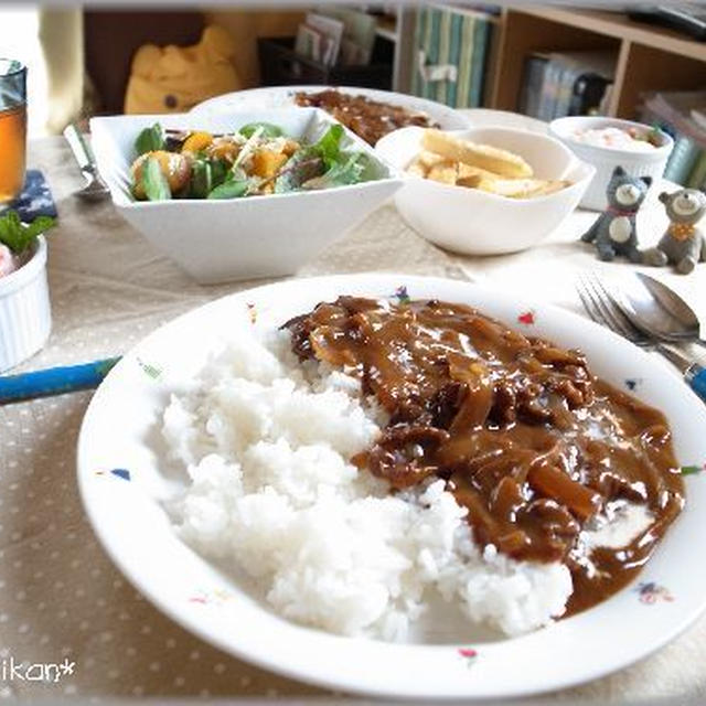 おうちランチ☆ハヤシライス