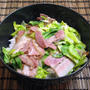■ベーコンと春キャベツの丼ぶり