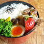 三色豚肉巻き弁当♪