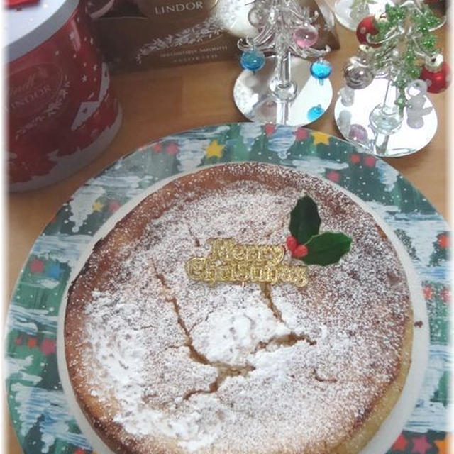 ニュージーランド産クリームチーズdeクリスマスベイクドチーズケーキ By しおん３２３さん レシピブログ 料理ブログのレシピ満載