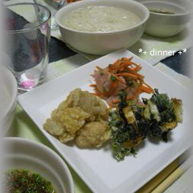 おそうめんと彩りおかずたち