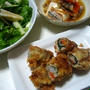 豚ロール揚げ・乾燥魚煮物