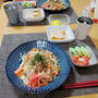 夫のリクエストで”焼きそば”の晩ごはん