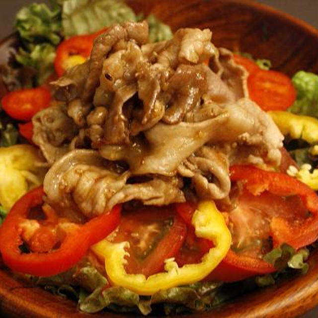 ファミレスの人気サラダ、「肉サラダ」を簡単に作る！