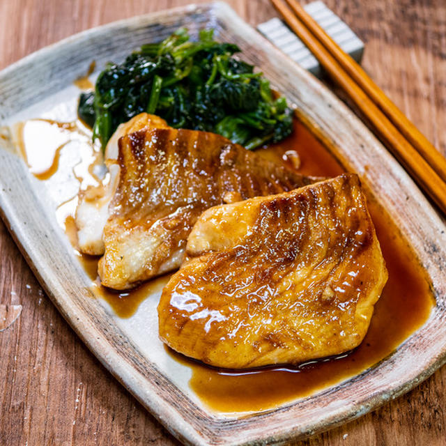 塩焼きもいいけどご飯のおかずなら「鯛の生姜焼き」&「やっと見つけた大きめマスク」