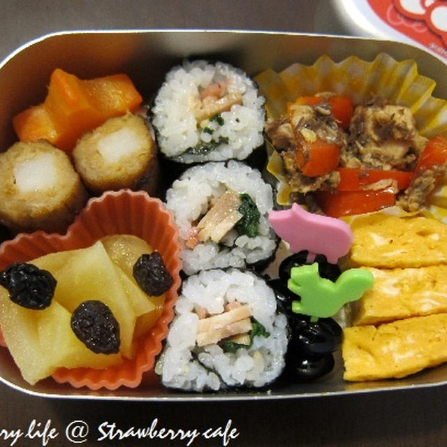 海苔巻き弁当。