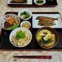 鮎の姿煮とあさりご飯