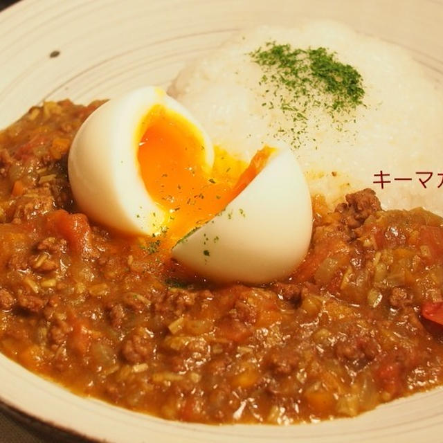 夏の定番☆キーマカレー＆スムージー