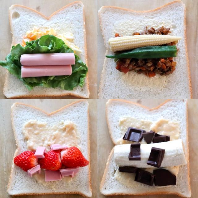 食パン１枚で作れるホットサンドの動画レシピ