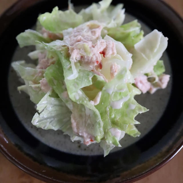 包丁もまな板も使いません♪「レタスとツナのスイチリ和え」｜おすすめ品紹介