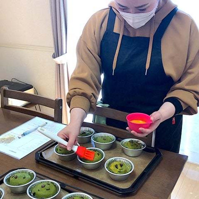 ふわっとさっくりな低糖質パンはどうしたらいいの？～低糖質抹茶甘納豆パンレッスンレポ～