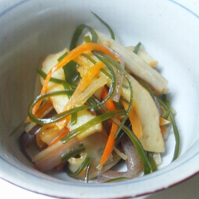 昆布とさつま揚げの五目煮