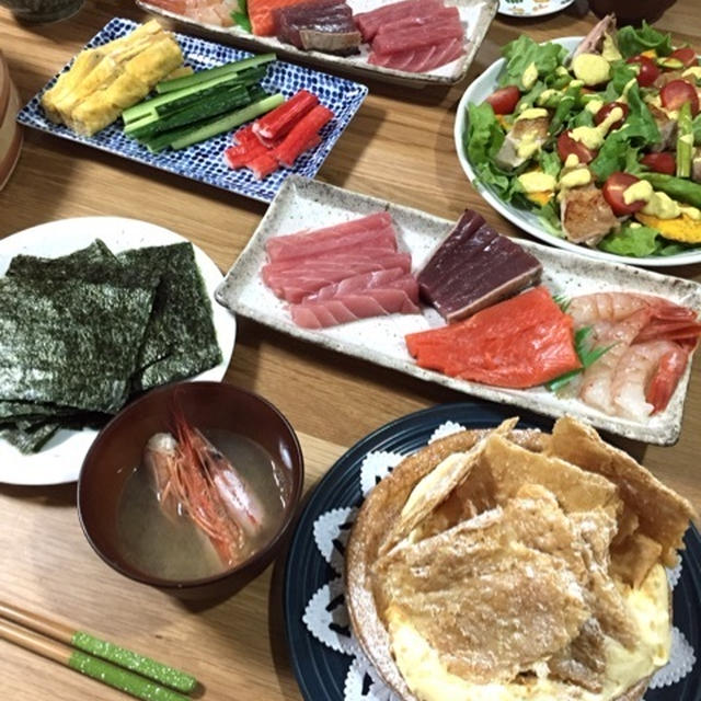 13歳のバースディ当日ごはん。