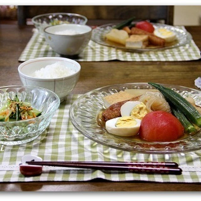 暑いときは冷やしおでん