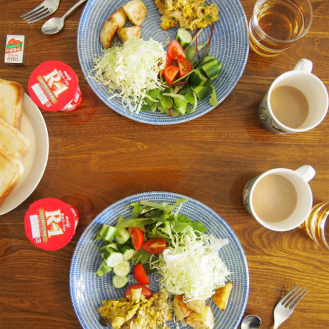 カレー風味のスクランブルエッグ