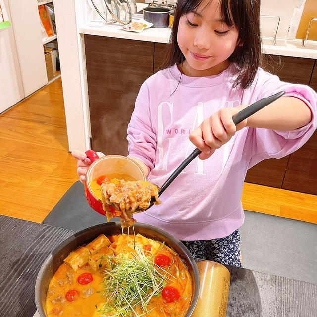 ランチはトマト鍋です！！