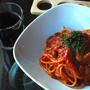 旦那のつくるプロパスタ（アラビアータ）。