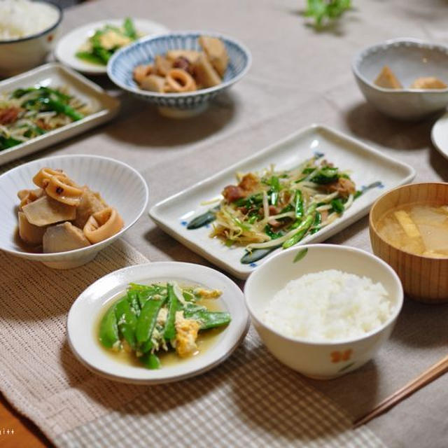 里芋とイカの味噌バター煮の晩ごはんと、変化に気づく大切さ