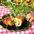 これはご飯がすすむ☆青梗菜の鶏ささみのチーズロール巻きフライ
