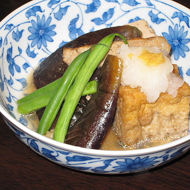 ナスと厚揚げの煮物