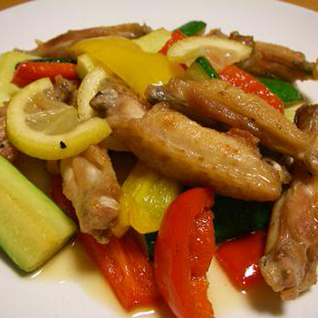 揚げて漬けるだけ！夏野菜チキン